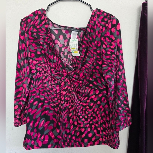 2Piece New Jonden Blouse & Studio Velvety Skirt Both Size Large Paired Together - Picture 3 of 12